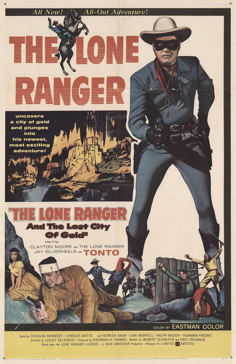 The Lone Ranger and the Lost City of Gold (1958) 128Kbps 23.976Fps 48Khz 2.0Ch DD+ NF E-AC3 Turkish Audio TAC