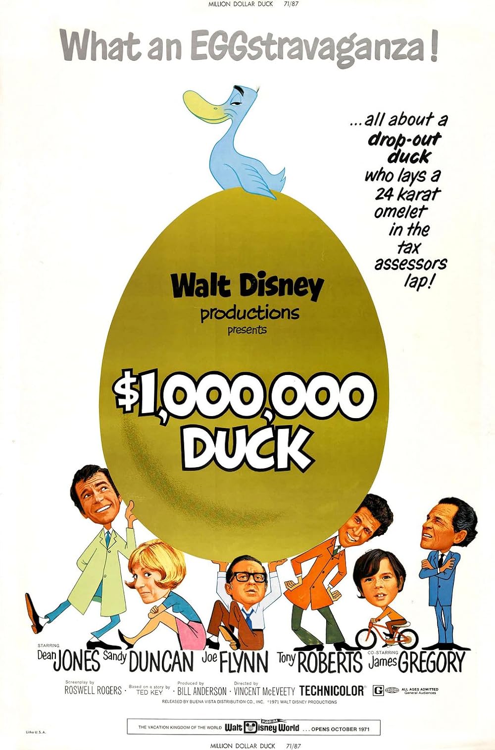 The Million Dollar Duck (1971) 128Kbps 23.976Fps 48Khz 2.0Ch Disney+ DD+ E-AC3 Turkish Audio TAC