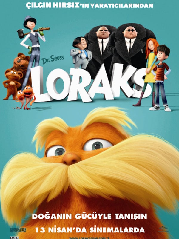 Dr. Seuss' The Lorax (2012) 640Kbps 23.976Fps 48Khz 5.1Ch DD+ NF E-AC3 Turkish Audio TAC