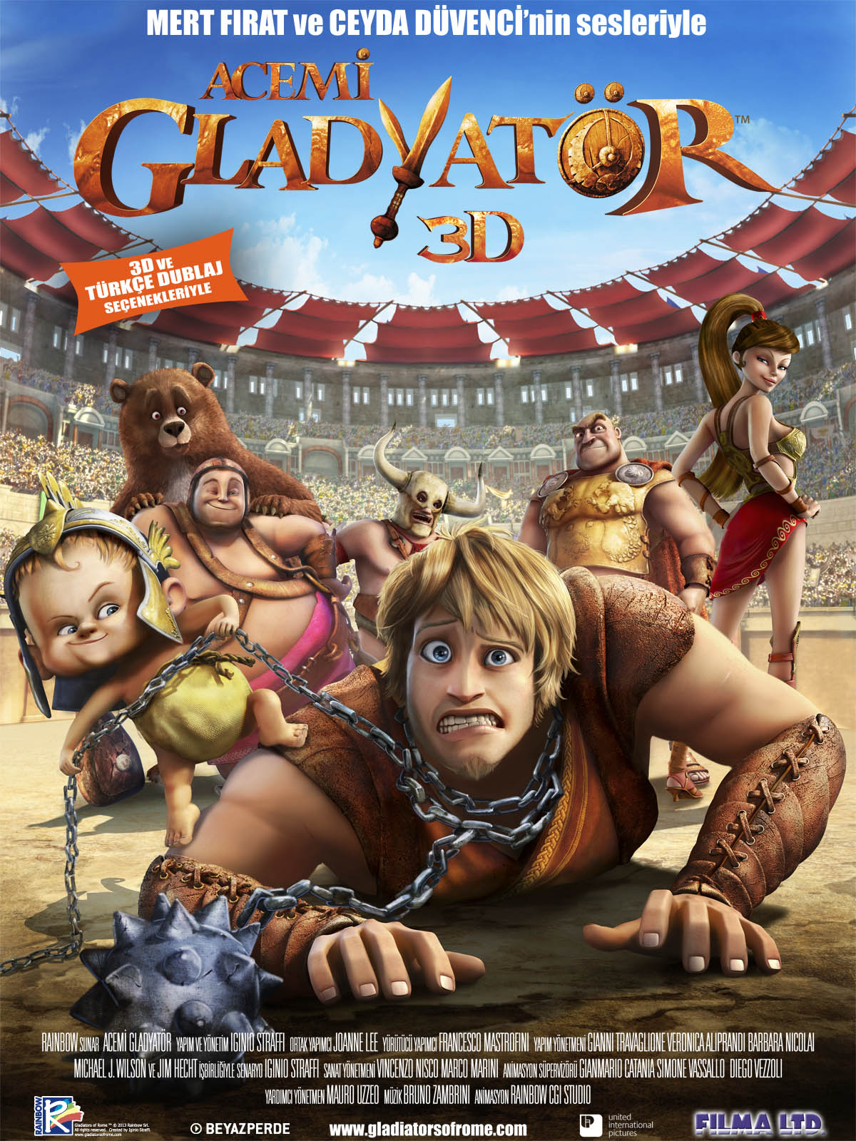 Gladiators of Rome (2012) 448Kbps 23.976Fps 48Khz 5.1Ch DVD Turkish Audio TAC
