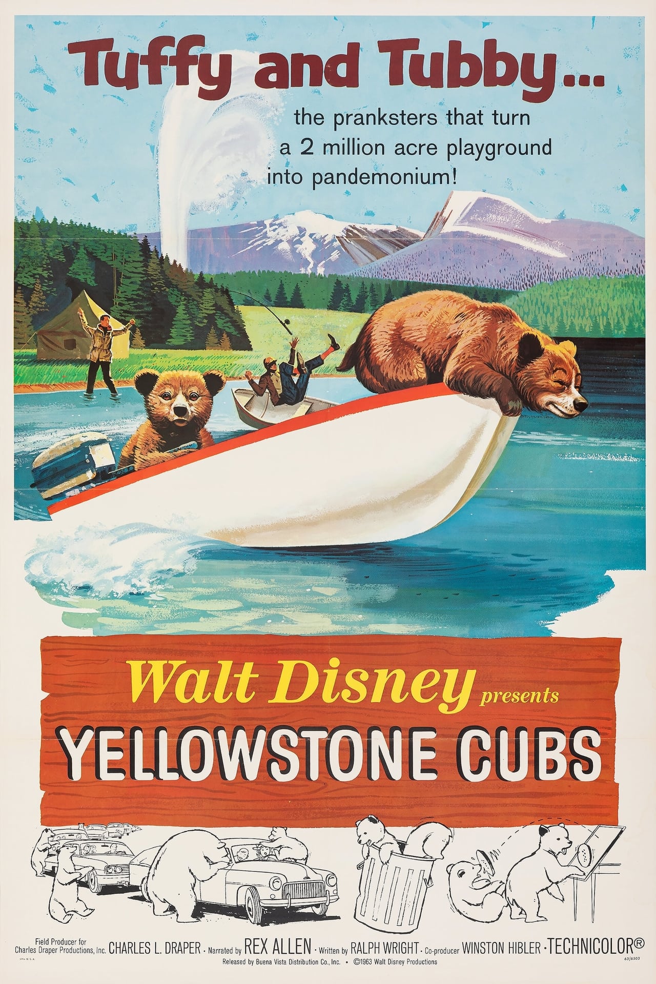 Yellowstone Cubs (1963) 128Kbps 23.976Fps 48Khz 2.0Ch Disney+ DD+ E-AC3 Turkish Audio TAC