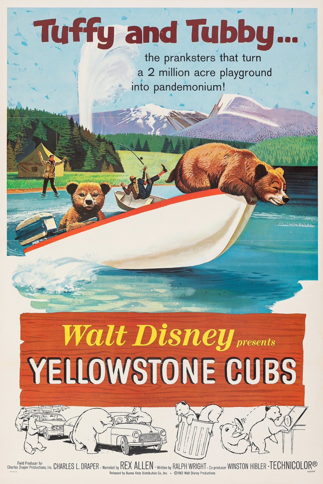 Yellowstone Cubs (1963) 128Kbps 23.976Fps 48Khz 2.0Ch Disney+ DD+ E-AC3 Turkish Audio TAC