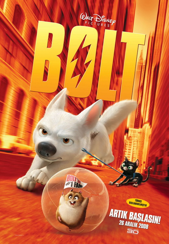 Bolt (2008) 256Kbps 23.976Fps 48Khz 5.1Ch Disney+ DD+ E-AC3 Turkish Audio TAC