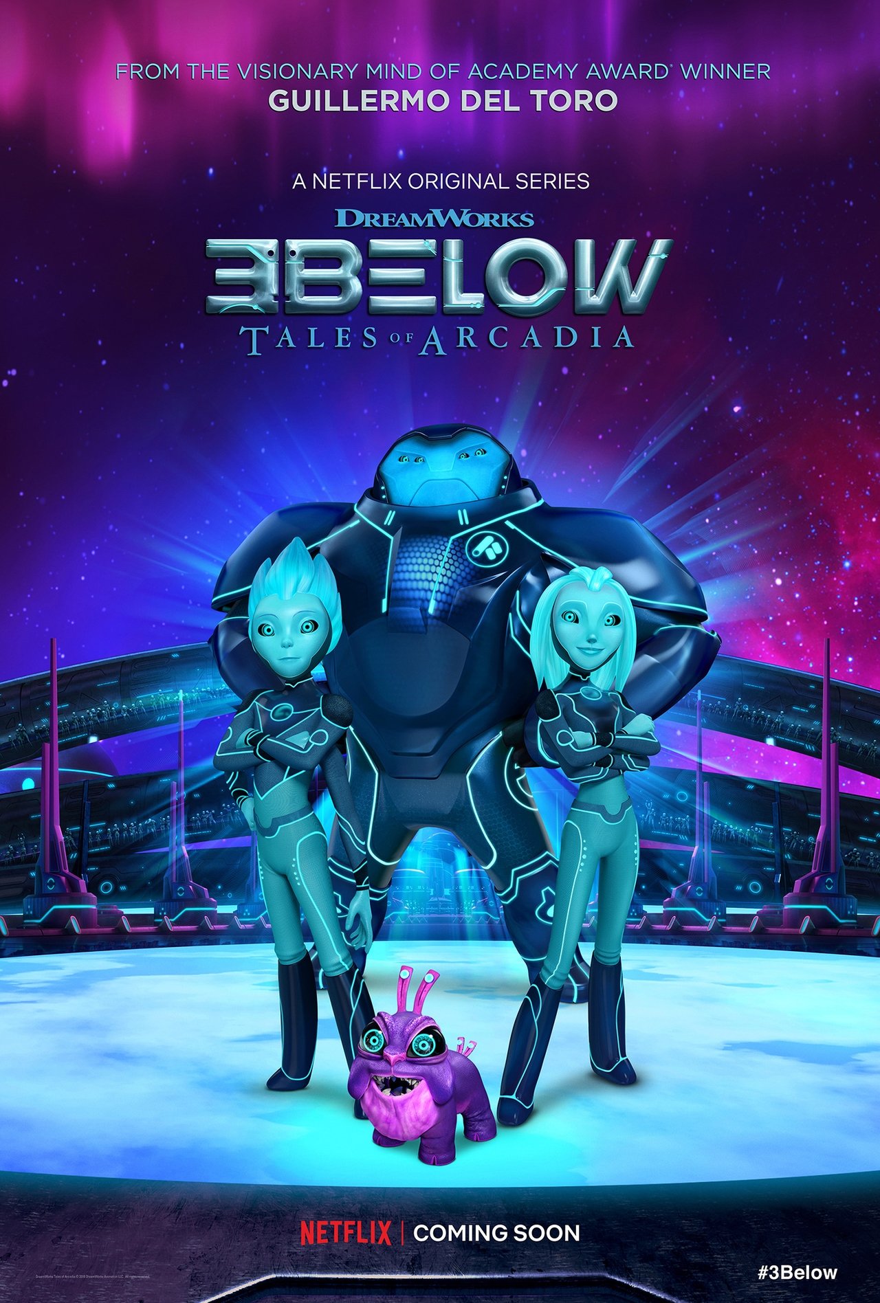 3Below: Tales of Arcadia (2018) S1 EP01&EP13 640Kbps 23.976Fps 48Khz 5.1Ch DD+ NF E-AC3 Turkish Audio TAC