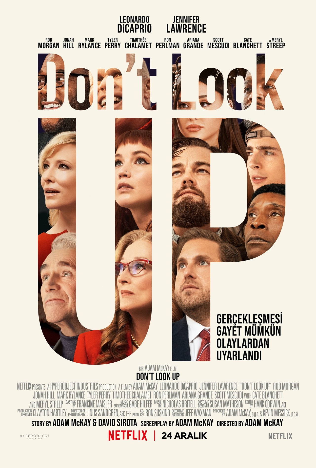 Don't Look Up (2021) 640Kbps 24Fps 48Khz 5.1Ch DD+ NF E-AC3 Turkish Audio TAC