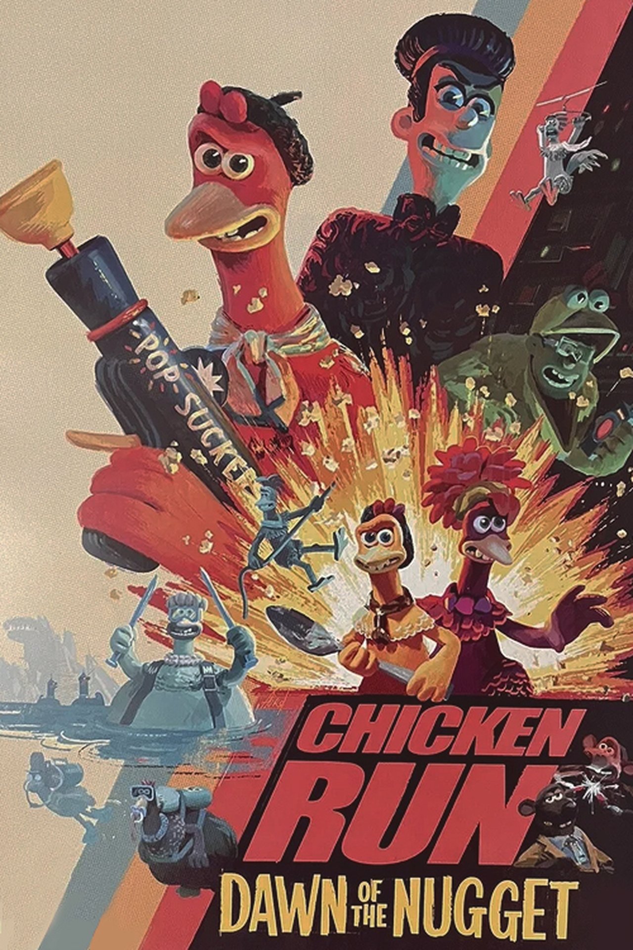 Chicken Run: Dawn of the Nugget (2023) 640Kbps 24Fps 48Khz 5.1Ch DD+ NF E-AC3 Turkish Audio TAC