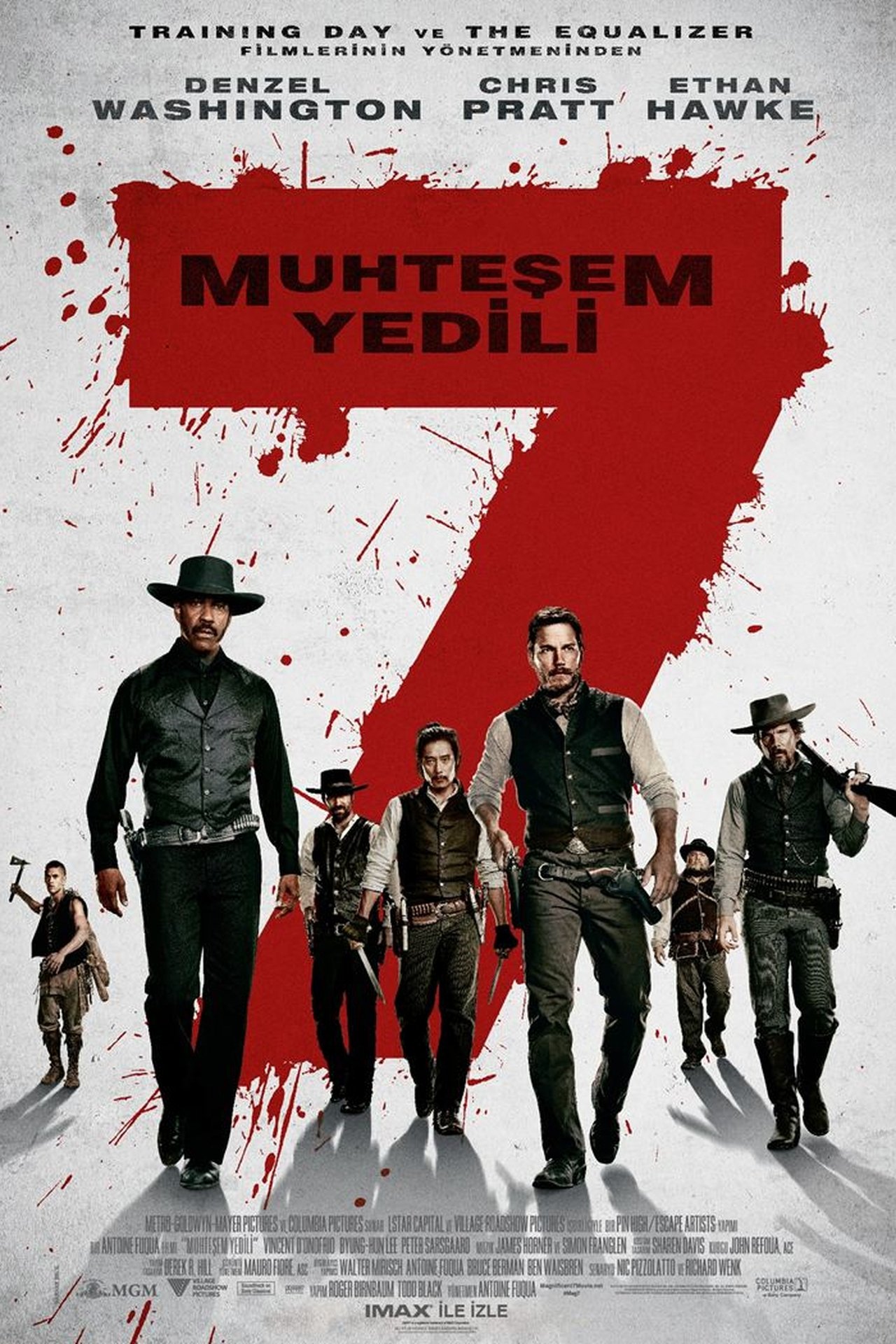 The Magnificent Seven (2016) 640Kbps 23.976Fps 48Khz 5.1Ch DD+ NF E-AC3 Turkish Audio TAC