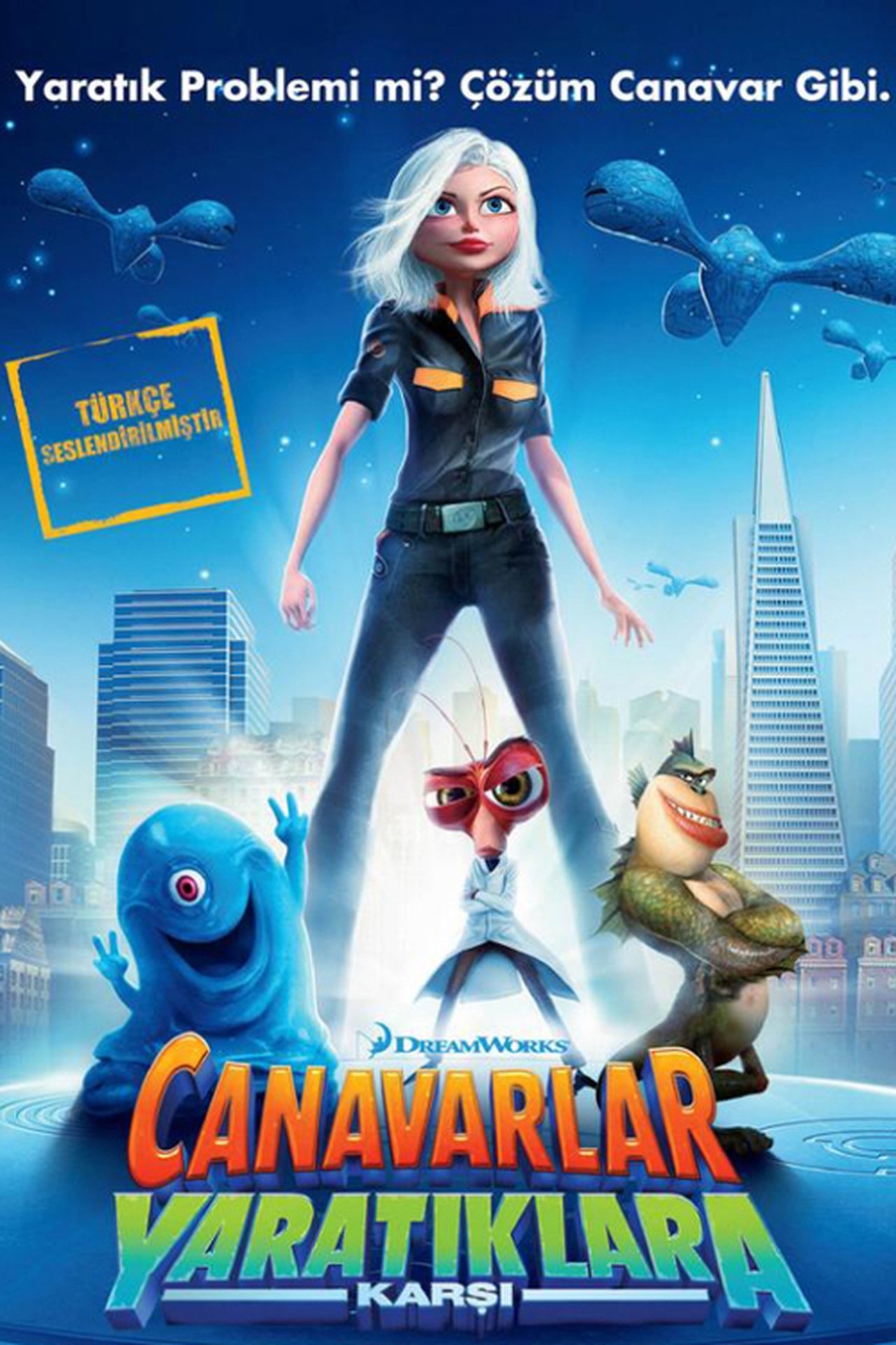 Monsters vs. Aliens (2009) 640Kbps 23.976Fps 48Khz 5.1Ch DD+ NF E-AC3 Turkish Audio TAC