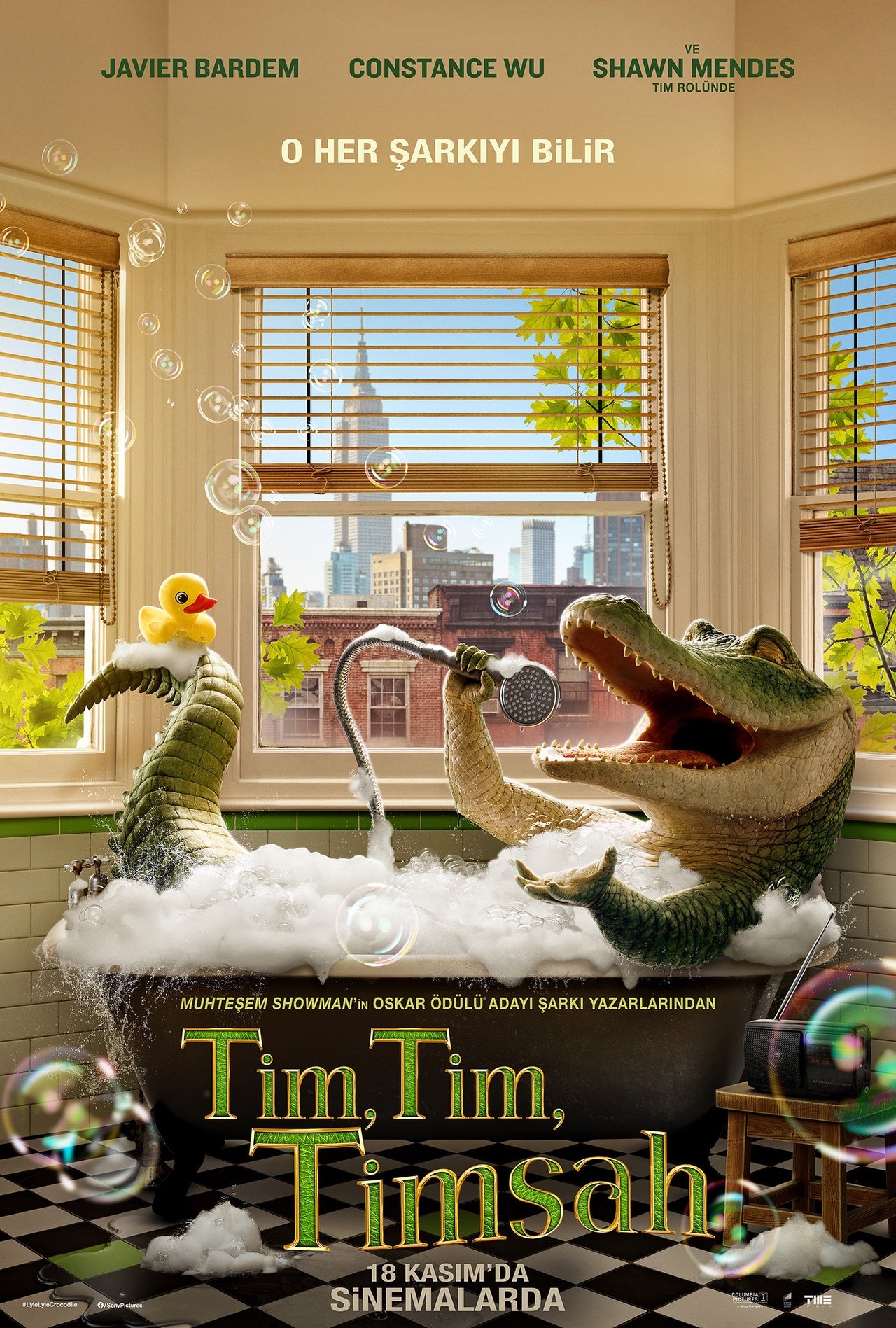 Lyle, Lyle, Crocodile (2022) 192Kbps 23.976Fps 48Khz 2.0Ch DigitalTV Turkish Audio TAC