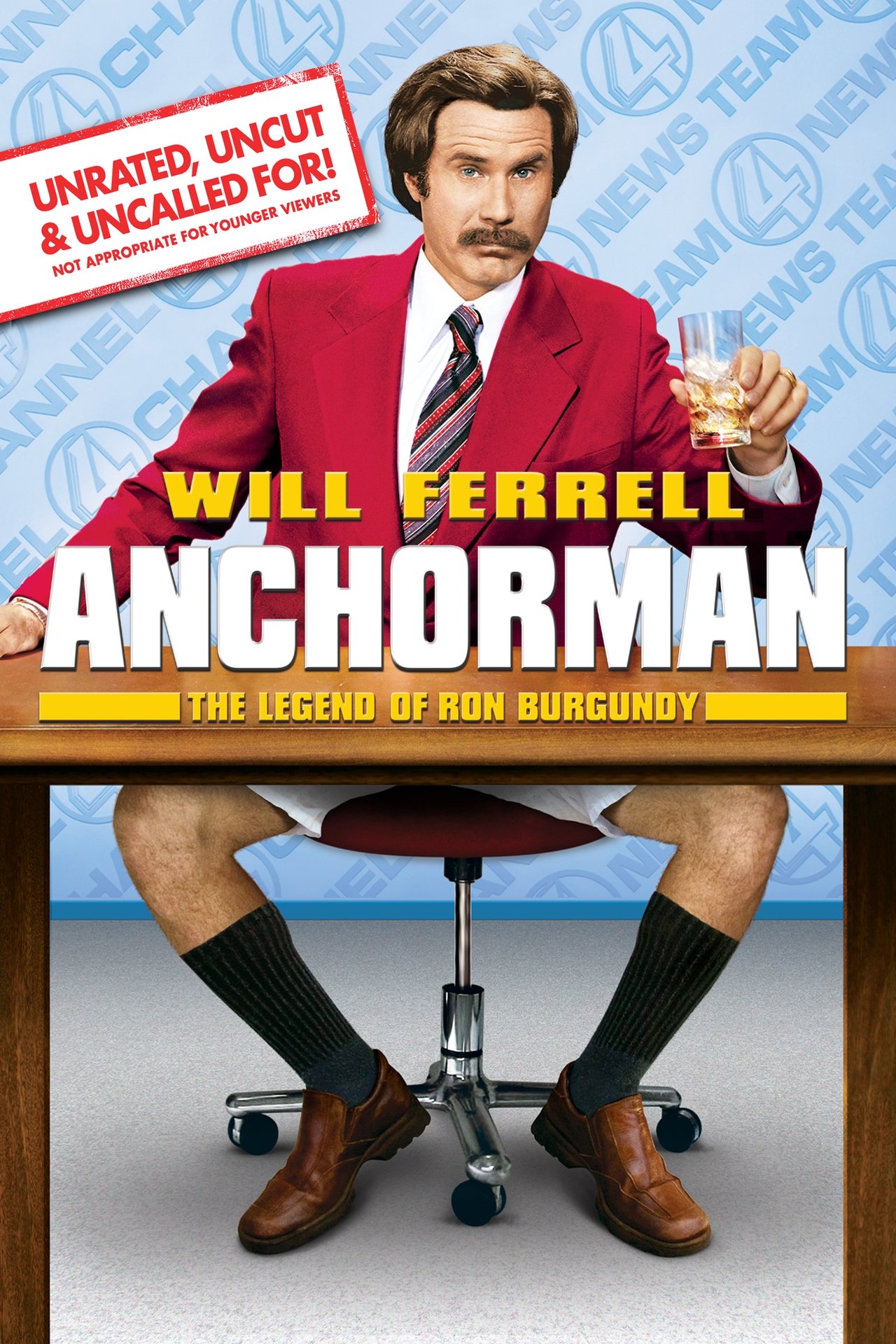 Anchorman: The Legend of Ron Burgundy (2004) Extended&Unrated Cut 192Kbps 23.976Fps 48Khz 2.0Ch DigitalTV Turkish Audio TAC