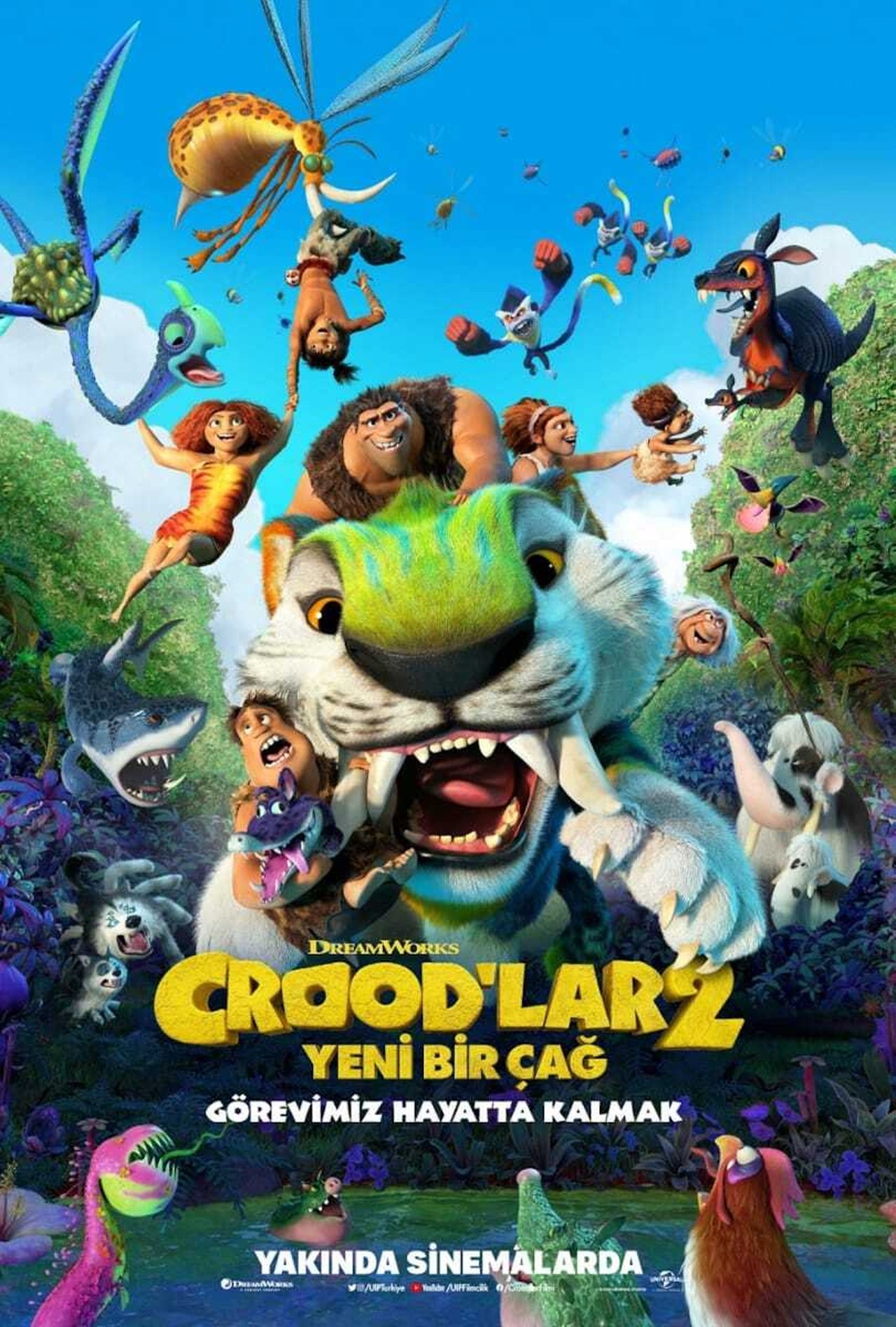 The Croods: A New Age (2020) 224Kbps 23.976Fps 48Khz 2.0Ch DD+ AMZN E-AC3 Turkish Audio TAC