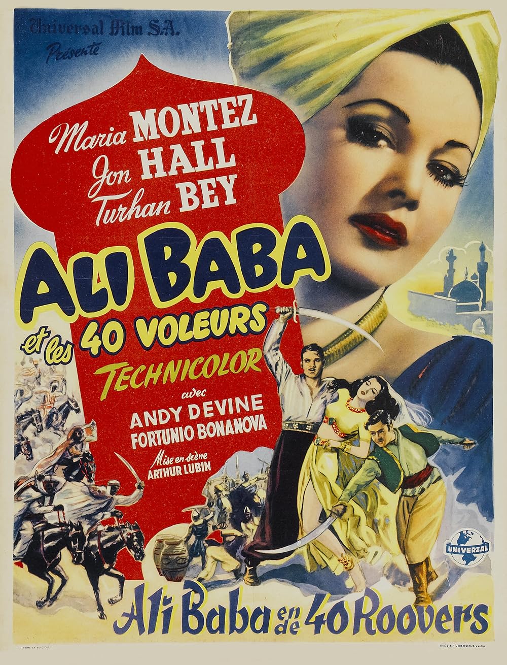 Ali Baba and the Forty Thieves (1944) 192Kbps 23.976Fps 48Khz 2.0Ch DVD Turkish Audio TAC