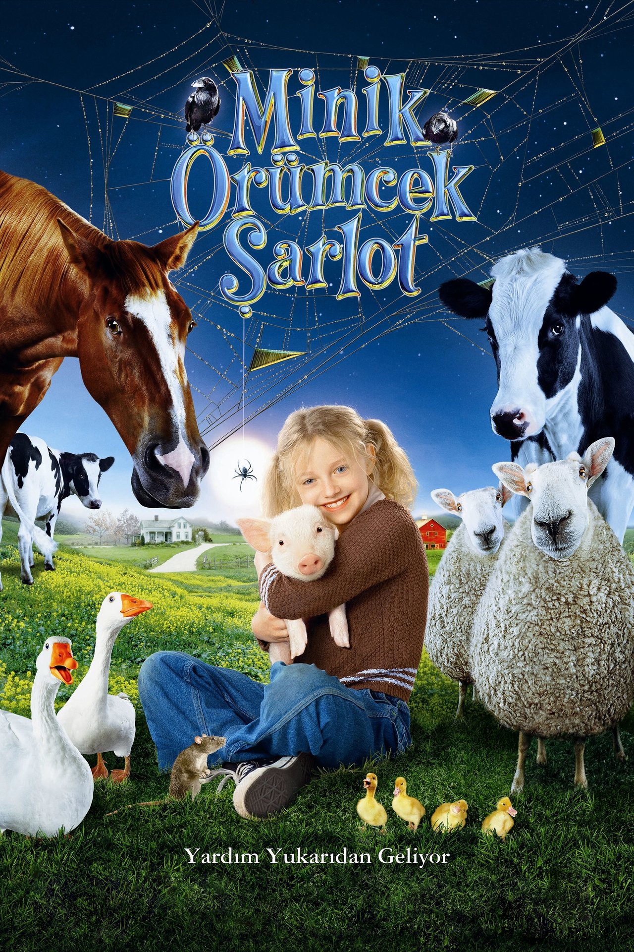 Charlotte's Web (2006) 224Kbps 23.976Fps 48Khz 2.0Ch DD+ AMZN E-AC3 Turkish Audio TAC