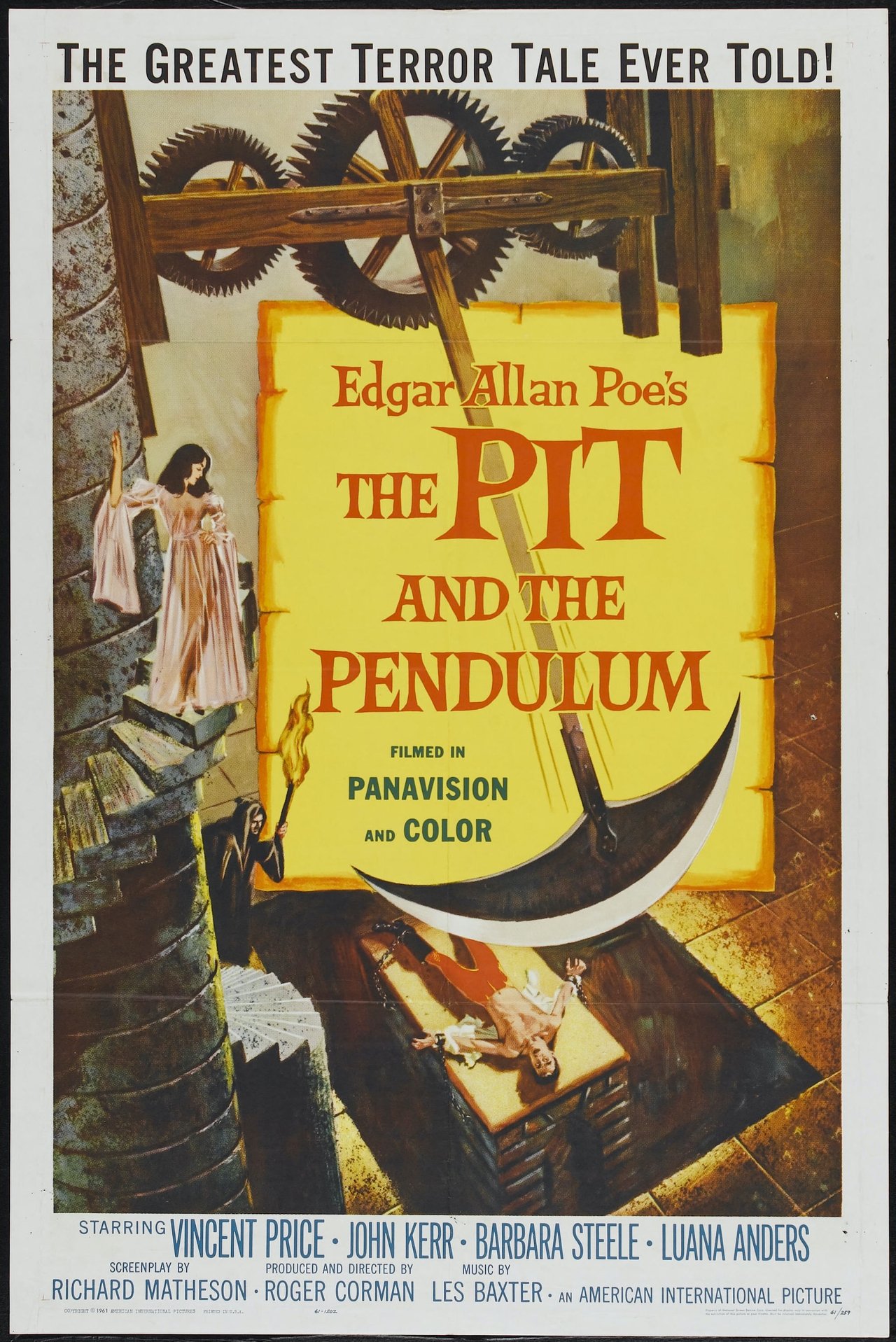 Pit and the Pendulum (1961) 192Kbps 23.976Fps 48Khz 2.0Ch DigitalTV Turkish Audio TAC