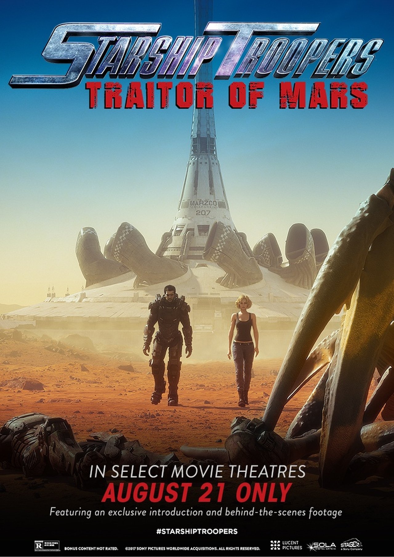 Starship Troopers: Traitor of Mars (2017) 192Kbps 23.976Fps 48Khz 2.0Ch DigitalTV Turkish Audio TAC