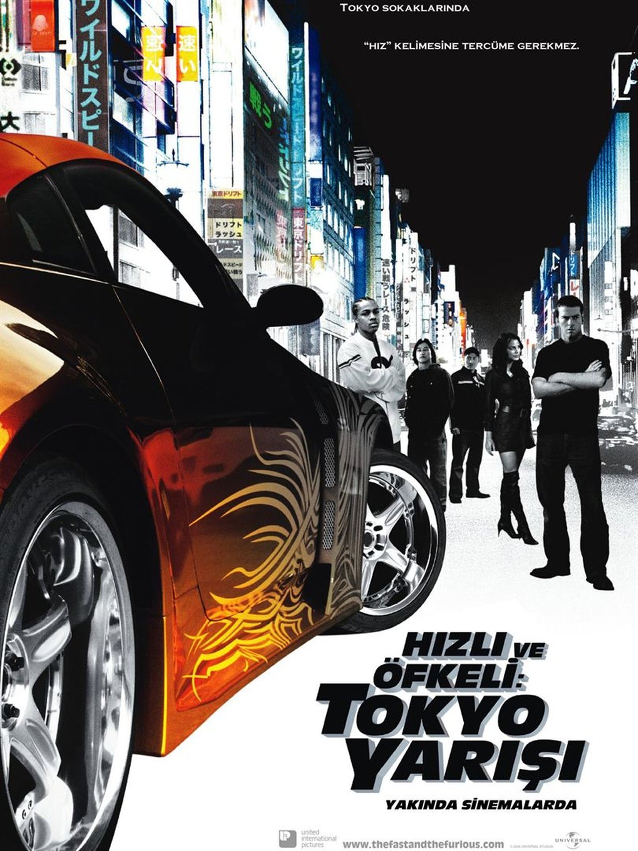 The Fast and the Furious: Tokyo Drift (2006) 192Kbps 23.976Fps 48Khz 2.0Ch DigitalTV Turkish Audio TAC