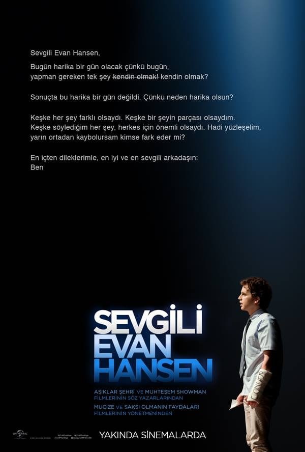 Dear Evan Hansen (2021) 384Kbps 23.976Fps 48Khz 5.1Ch iTunes Turkish Audio TAC