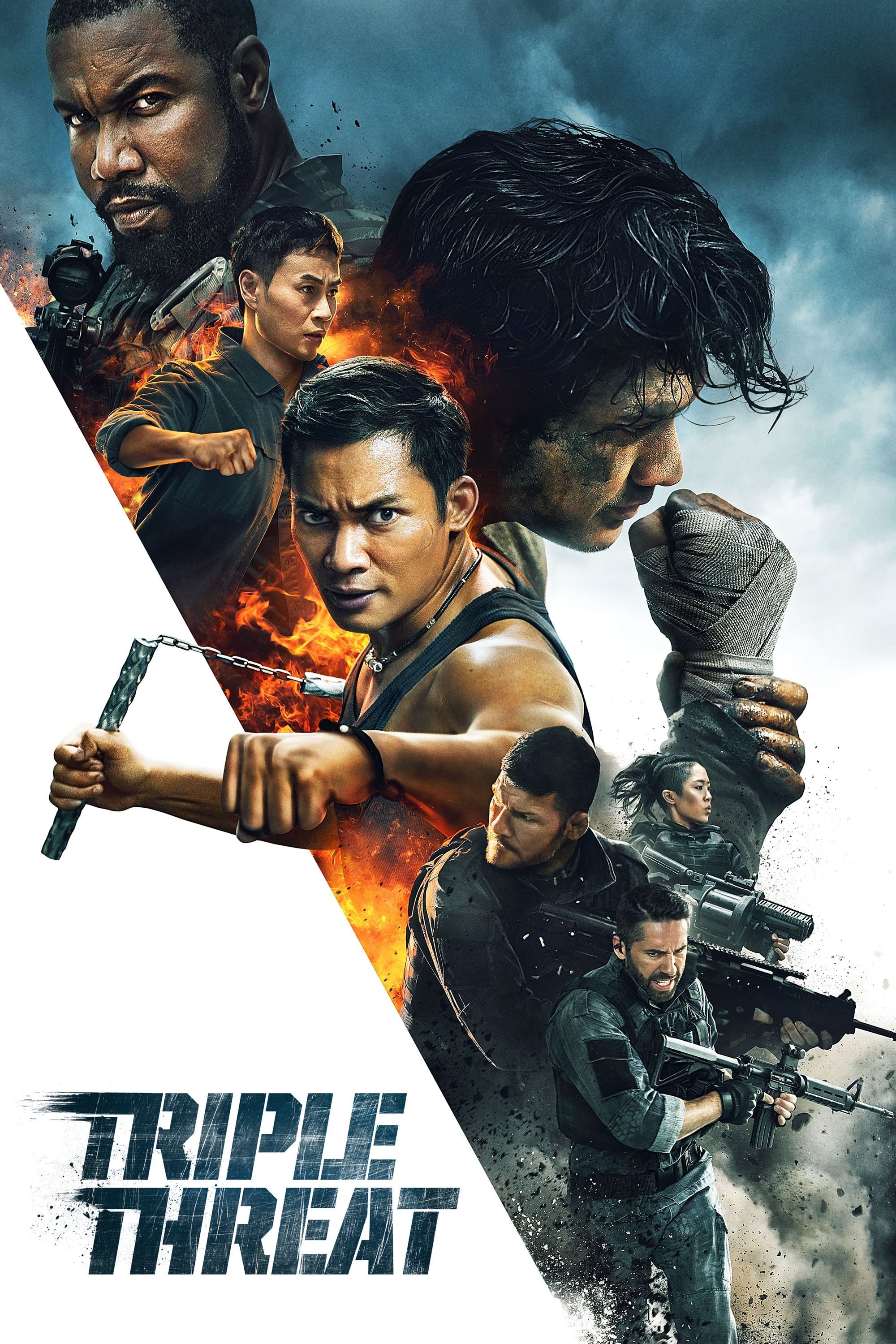 Triple Threat (2019) 192Kbps 23.976Fps 48Khz 2.0Ch DigitalTV Turkish Audio TAC