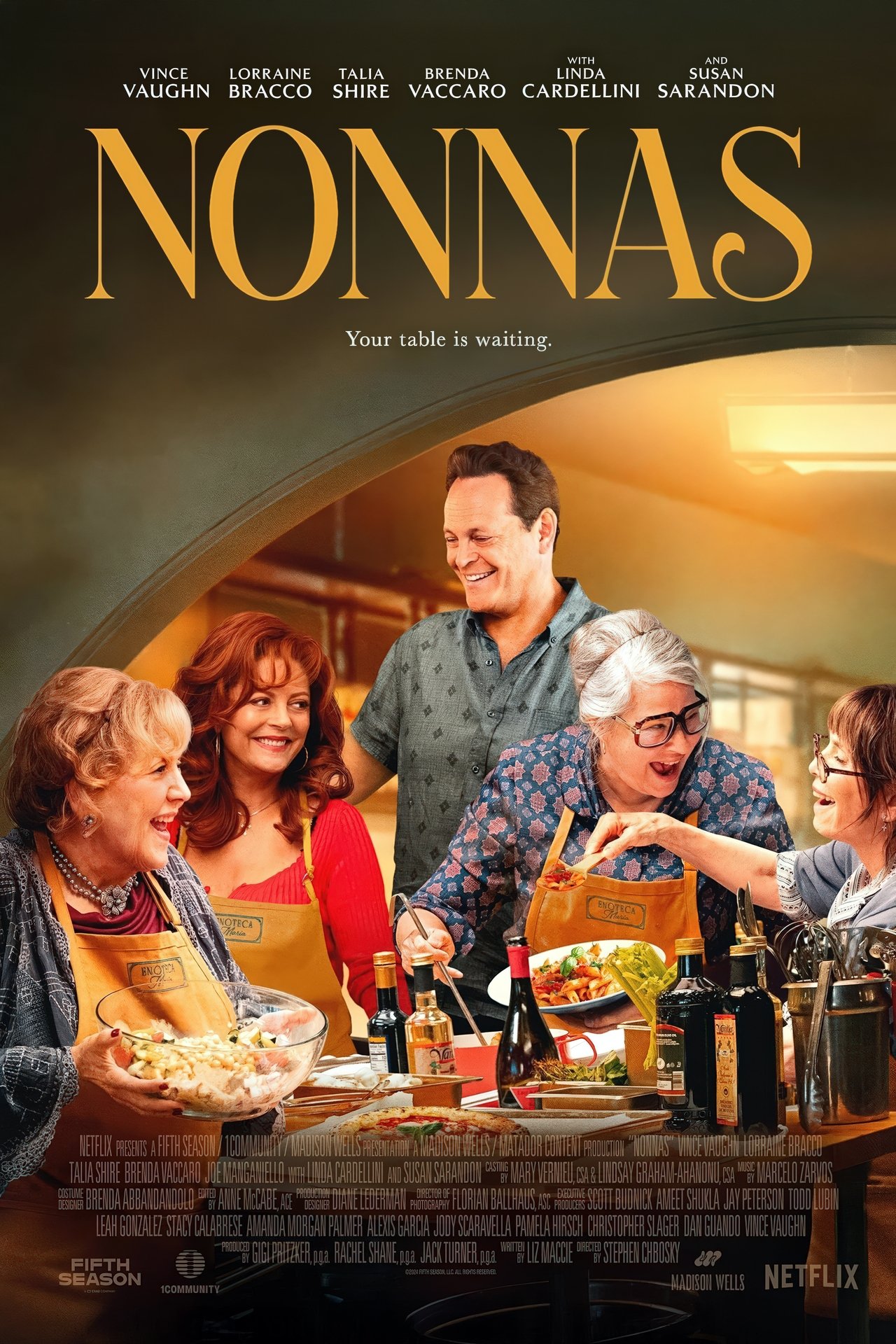 Nonnas (2025) 768Kbps 24Fps 48Khz 5.1Ch DD+ with Dolby Atmos NF E-AC3 Turkish Audio TAC