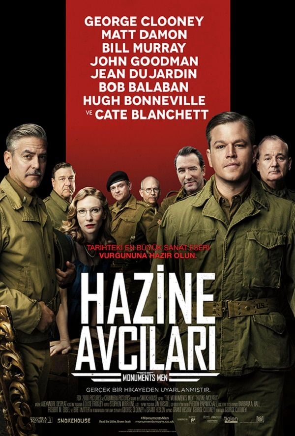 The Monuments Men (2014) 448Kbps 23.976Fps 48Khz 5.1Ch BluRay Turkish Audio TAC