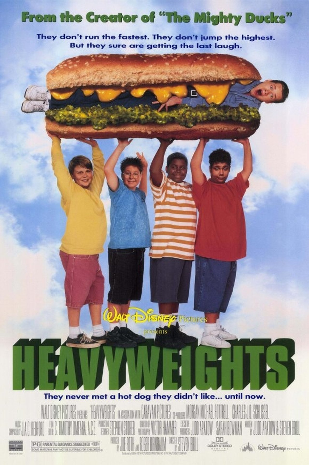 Heavyweights (1995) 256Kbps 23.976Fps 48Khz 5.1Ch Disney+ DD+ E-AC3 Turkish Audio TAC