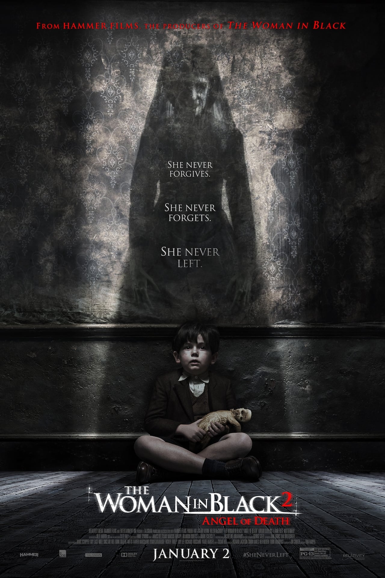 The Woman in Black 2: Angel of Death (2014) 192Kbps 23.976Fps 48Khz 2.0Ch DVD Turkish Audio TAC