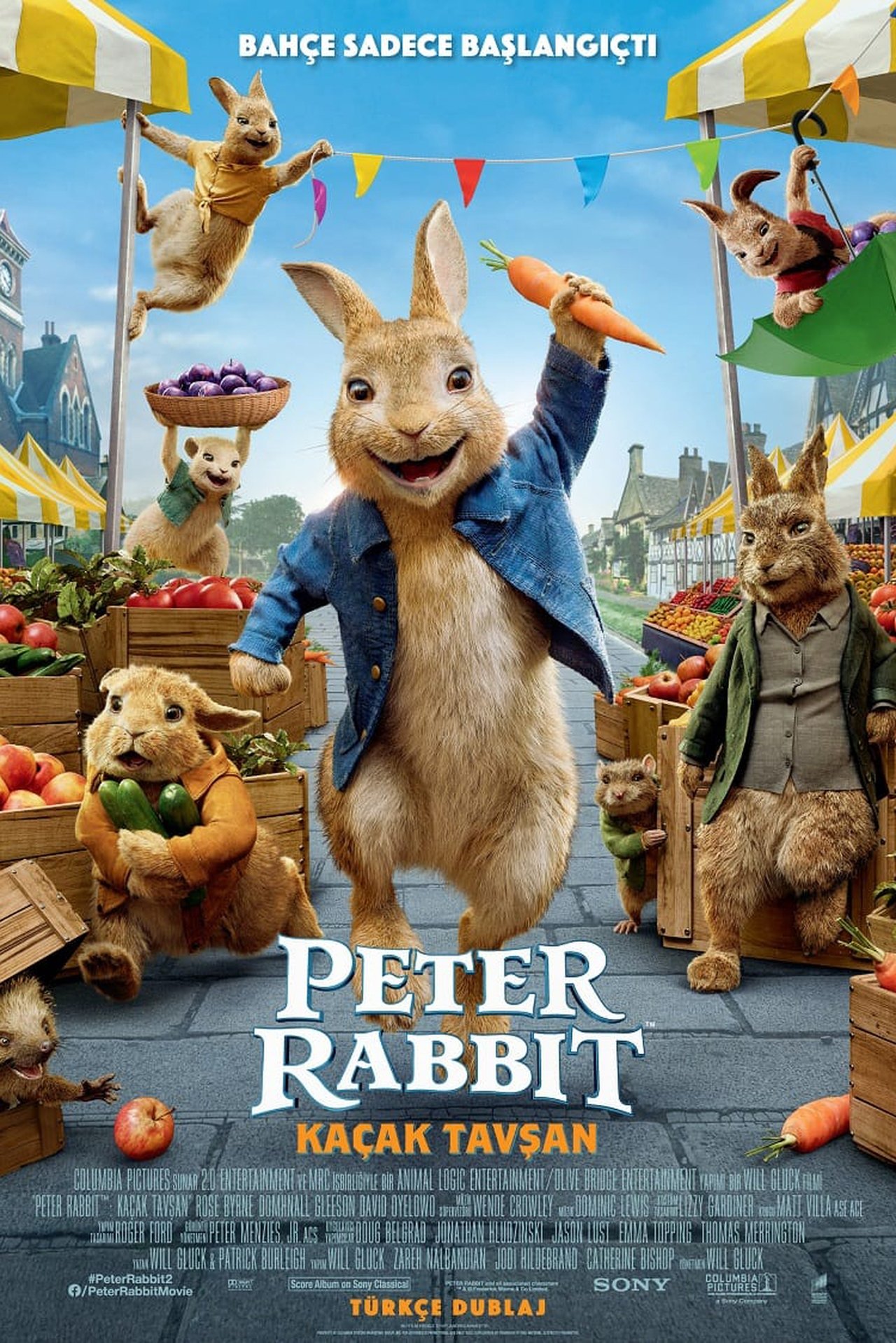 Peter Rabbit (2018) 640Kbps 23.976Fps 48Khz 5.1Ch DD+ AMZN E-AC3 Turkish Audio TAC