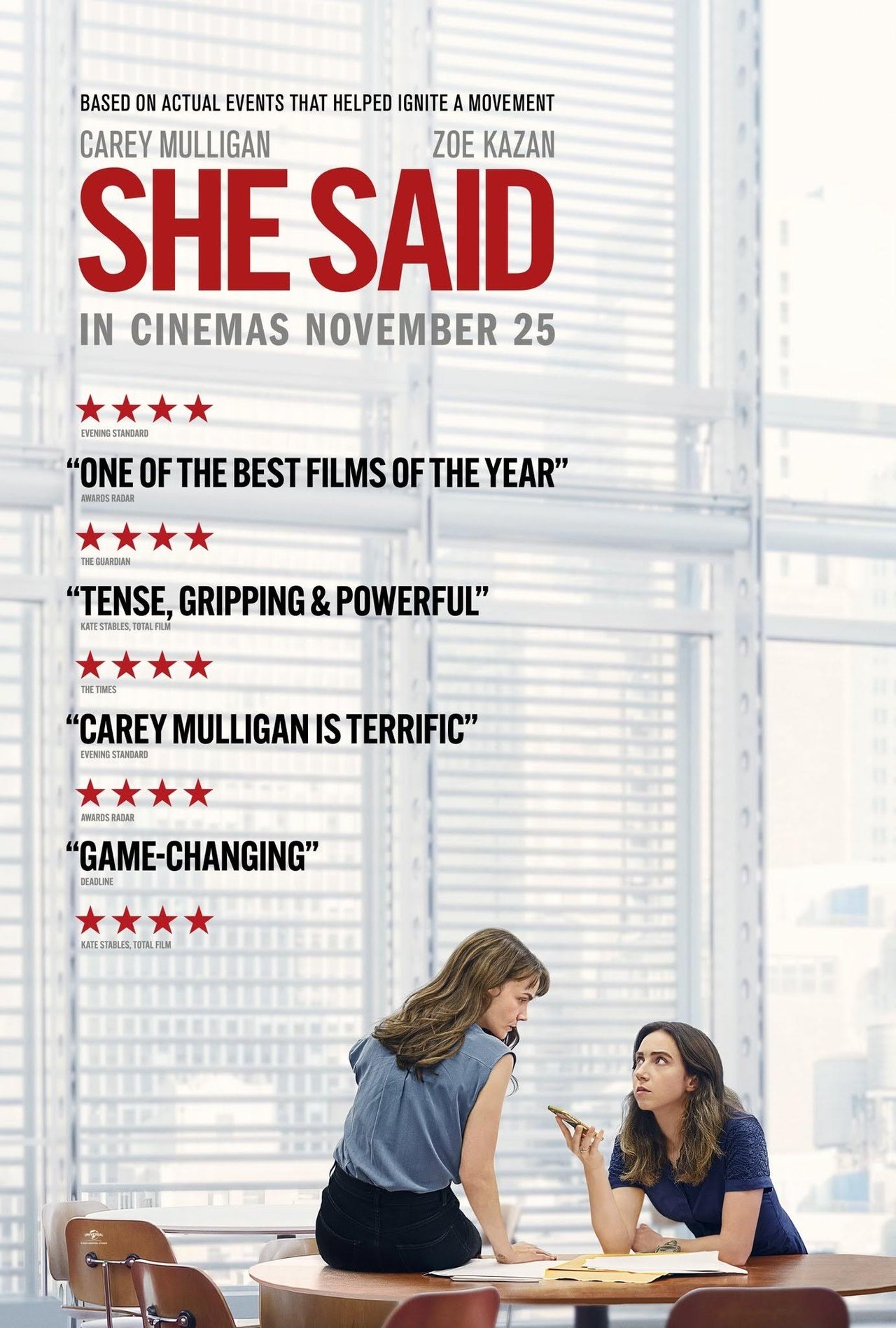 She Said (2022) 192Kbps 23.976Fps 48Khz 2.0Ch iTunes Turkish Audio TAC