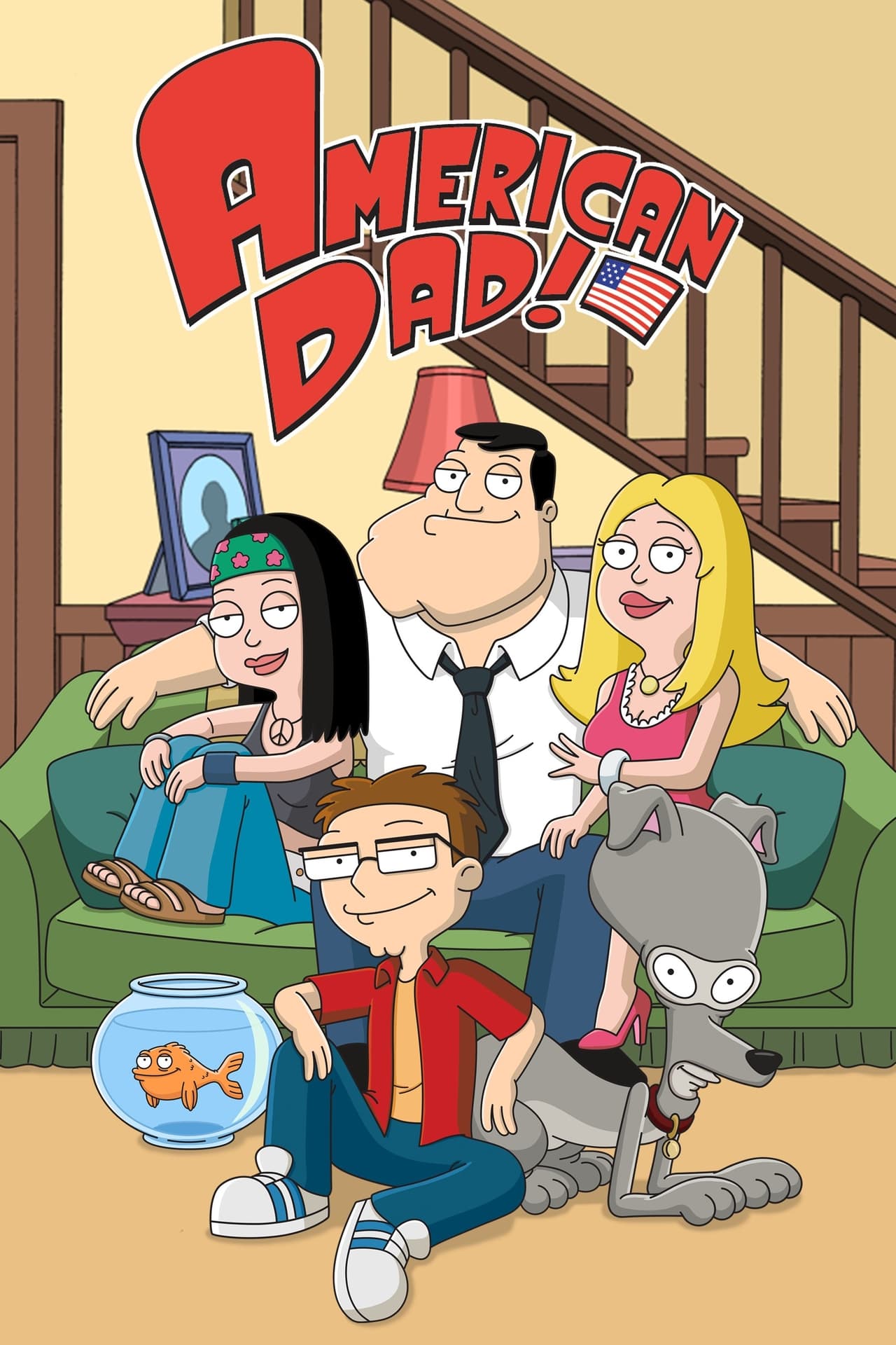 American Dad! (2006) S2 EP01&EP10 128Kbps 23.976Fps 48Khz 2.0Ch Disney+ DD+ E-AC3 Turkish Audio TAC