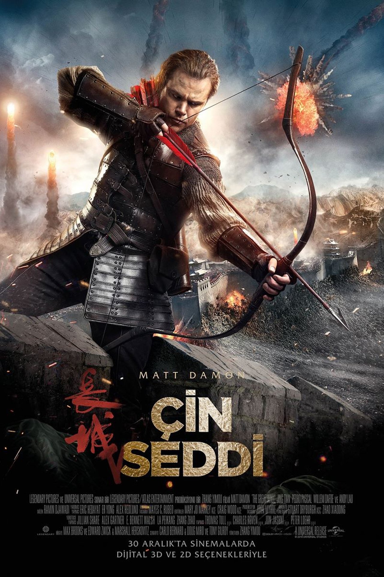 The Great Wall (2016) 224Kbps 23.976Fps 48Khz 2.0Ch DD+ AMZN E-AC3 Turkish Audio TAC