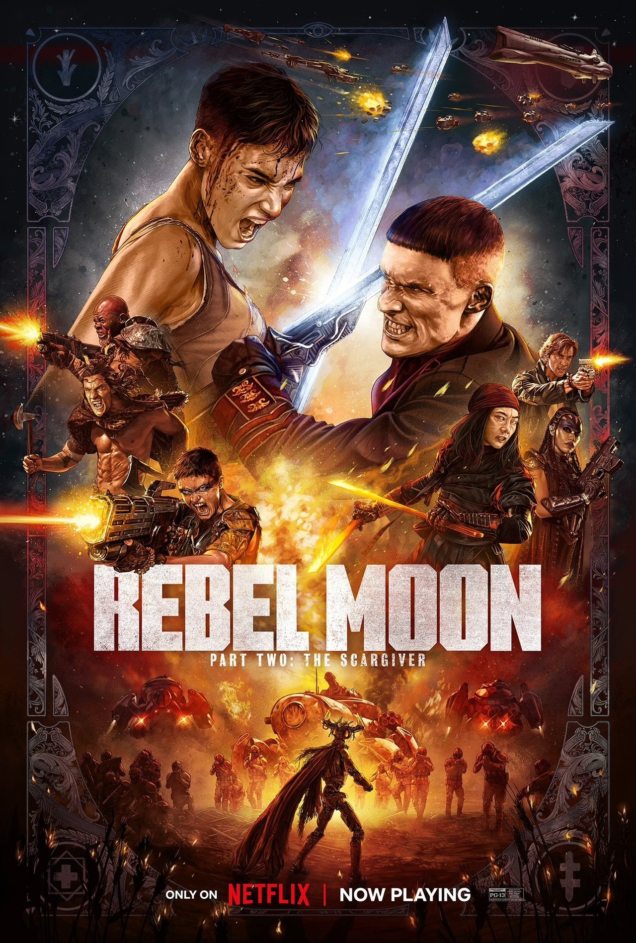 Rebel Moon - Part Two: The Scargiver (2024) 768Kbps 24Fps 48Khz 5.1Ch DD+ with Dolby Atmos NF E-AC3 Turkish Audio TAC