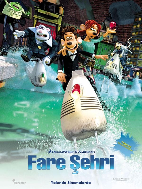 Flushed Away (2006) 640Kbps 23.976Fps 48Khz 5.1Ch DD+ NF E-AC3 Turkish Audio TAC