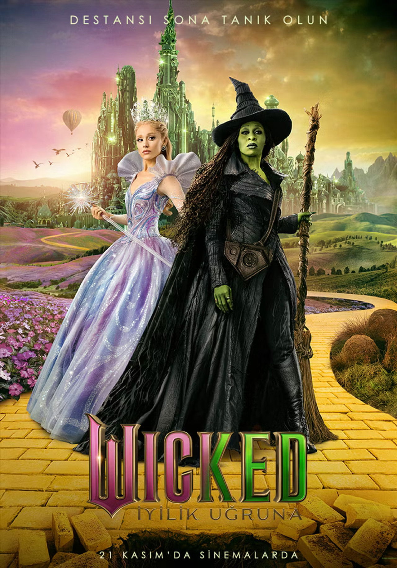 Wicked: For Good (2025) 224Kbps 23.976Fps 48Khz 2.0Ch DD+ AMZN E-AC3 Turkish Audio TAC