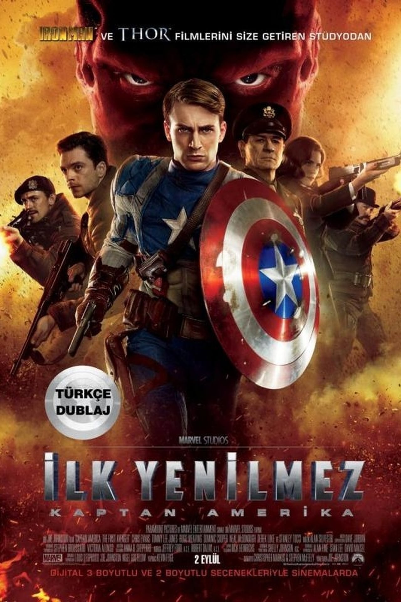Captain America: The First Avenger (2011) 256Kbps 23.976Fps 48Khz 5.1Ch Disney+ DD+ E-AC3 Turkish Audio TAC