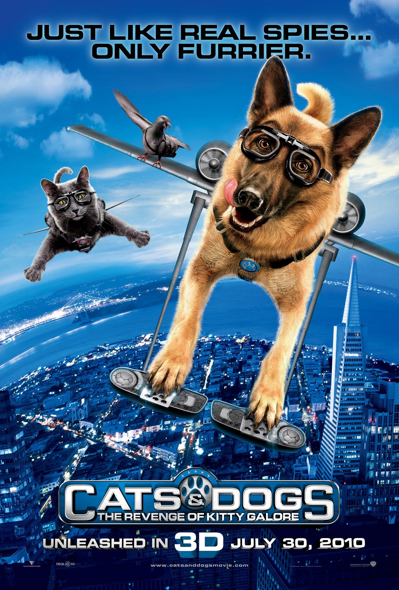 Cats & Dogs: The Revenge of Kitty Galore (2010) 384Kbps 23.976Fps 48Khz 5.1Ch DVD Turkish Audio TAC