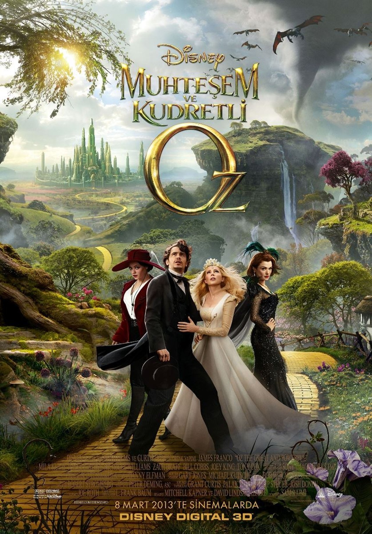 Oz the Great and Powerful (2013) 256Kbps 23.976Fps 48Khz 5.1Ch Disney+ DD+ E-AC3 Turkish Audio TAC