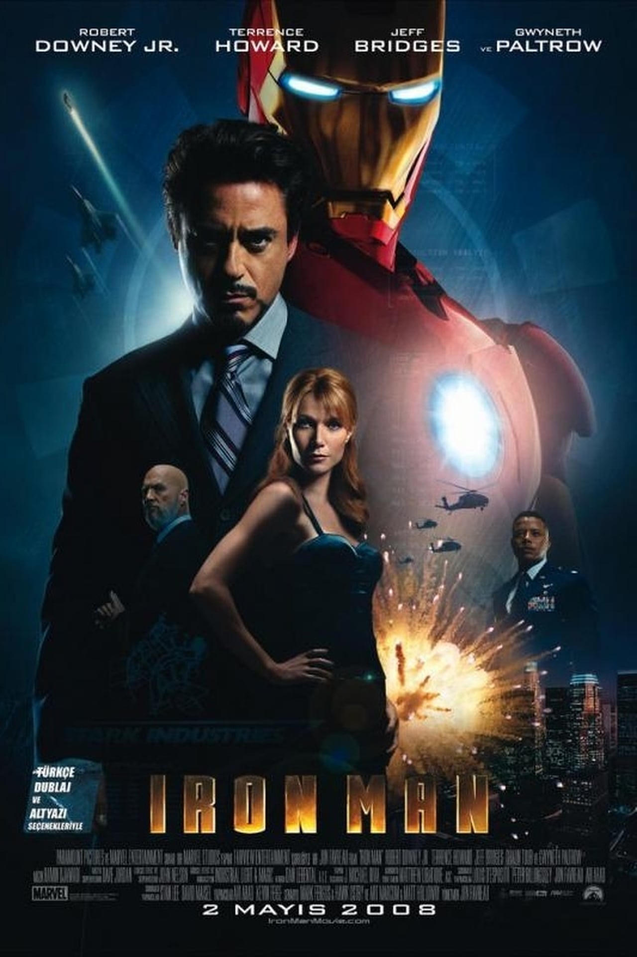 Iron Man (2008) 256Kbps 23.976Fps 48Khz 5.1Ch Disney+ DD+ E-AC3 Turkish Audio TAC