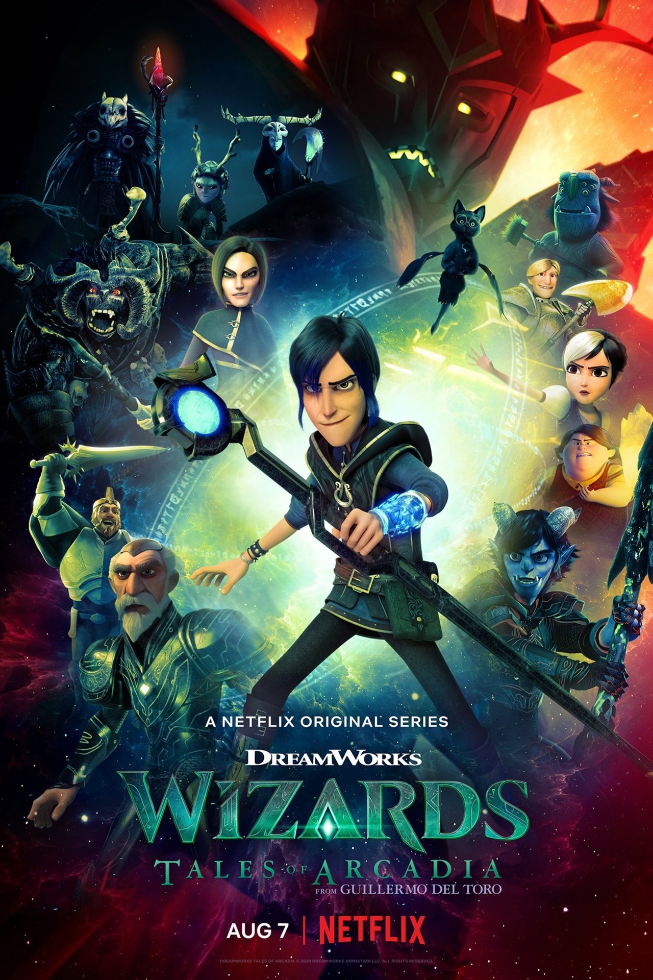 Wizards: Tales of Arcadia (2020) S1 EP01&EP10 640Kbps 23.976Fps 48Khz 5.1Ch DD+ NF E-AC3 Turkish Audio TAC