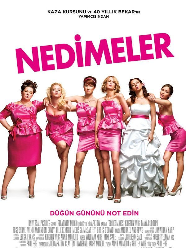 Bridesmaids (2011) Theatrical Cut 640Kbps 23.976Fps 48Khz 5.1Ch DD+ NF E-AC3 Turkish Audio TAC