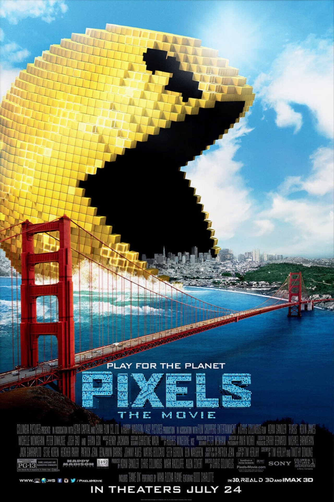 Pixels (2015) 640Kbps 23.976Fps 48Khz 5.1Ch DD+ AMZN E-AC3 Turkish Audio TAC