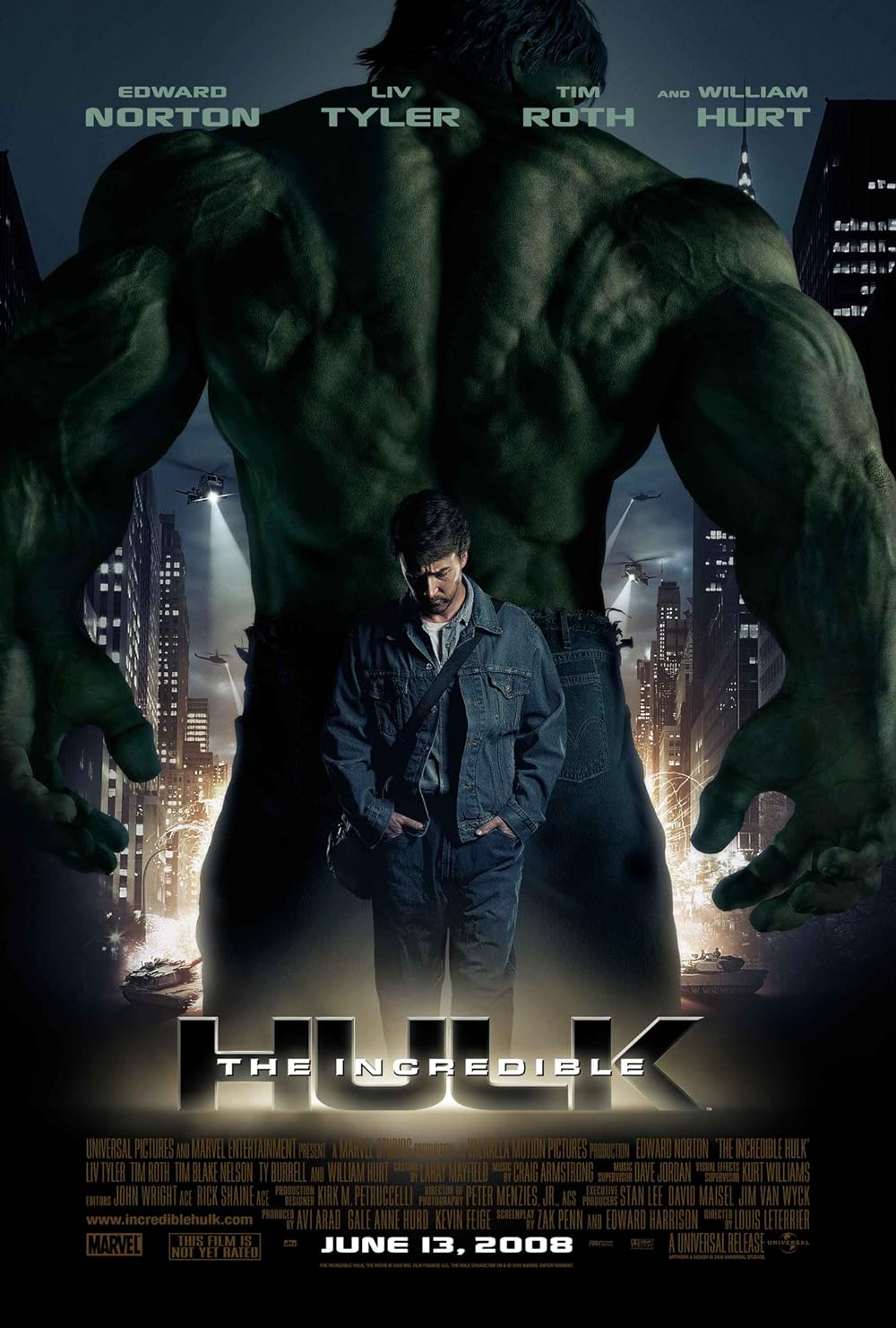 The Incredible Hulk (2008) 640Kbps 23.976Fps 48Khz 5.1Ch DD+ NF E-AC3 Turkish Audio TAC