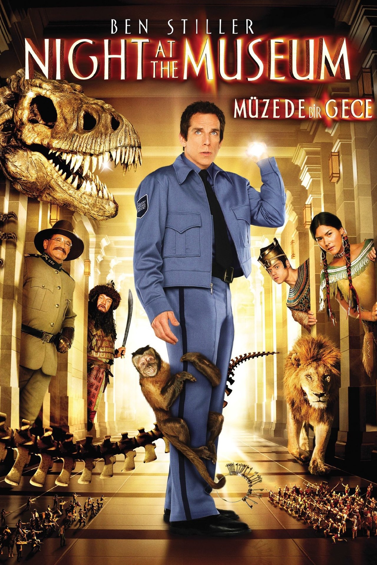 Night at the Museum (2006) 256Kbps 23.976Fps 48Khz 5.1Ch Disney+ DD+ E-AC3 Turkish Audio TAC