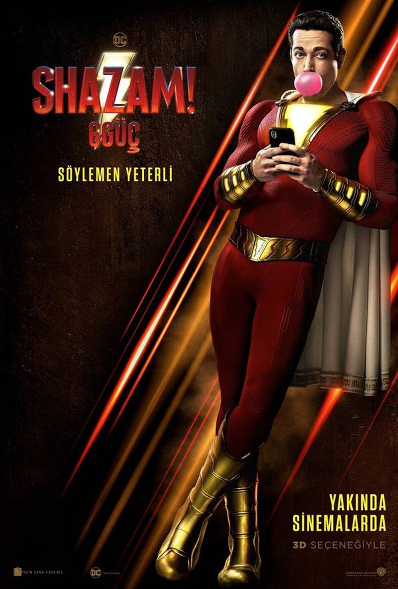 Shazam! (2019) 128Kbps 23.976Fps 48Khz 2.0Ch DD+ NF E-AC3 Turkish Audio TAC