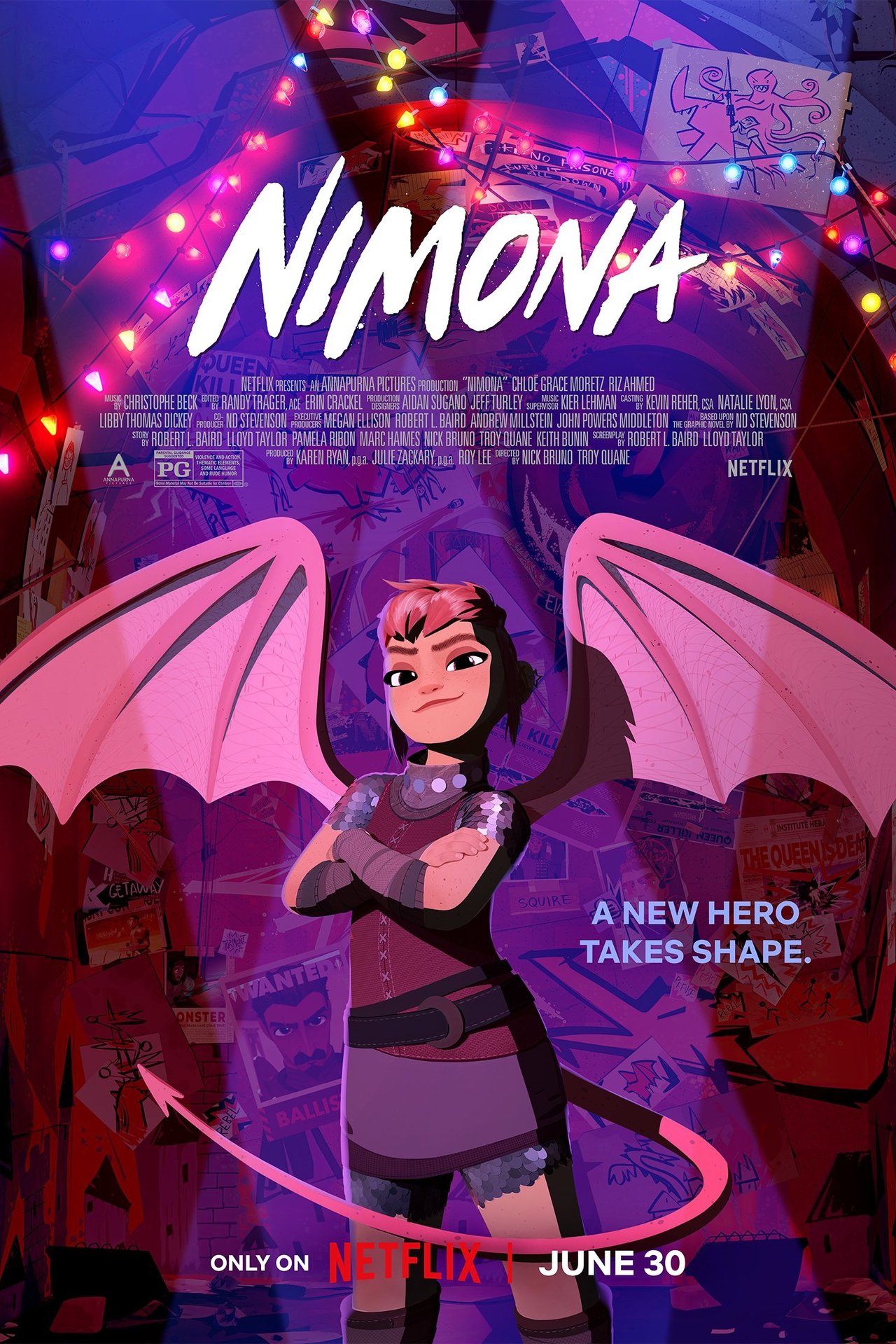 Nimona (2023) 640Kbps 24Fps 48Khz 5.1Ch DD+ NF E-AC3 Turkish Audio TAC