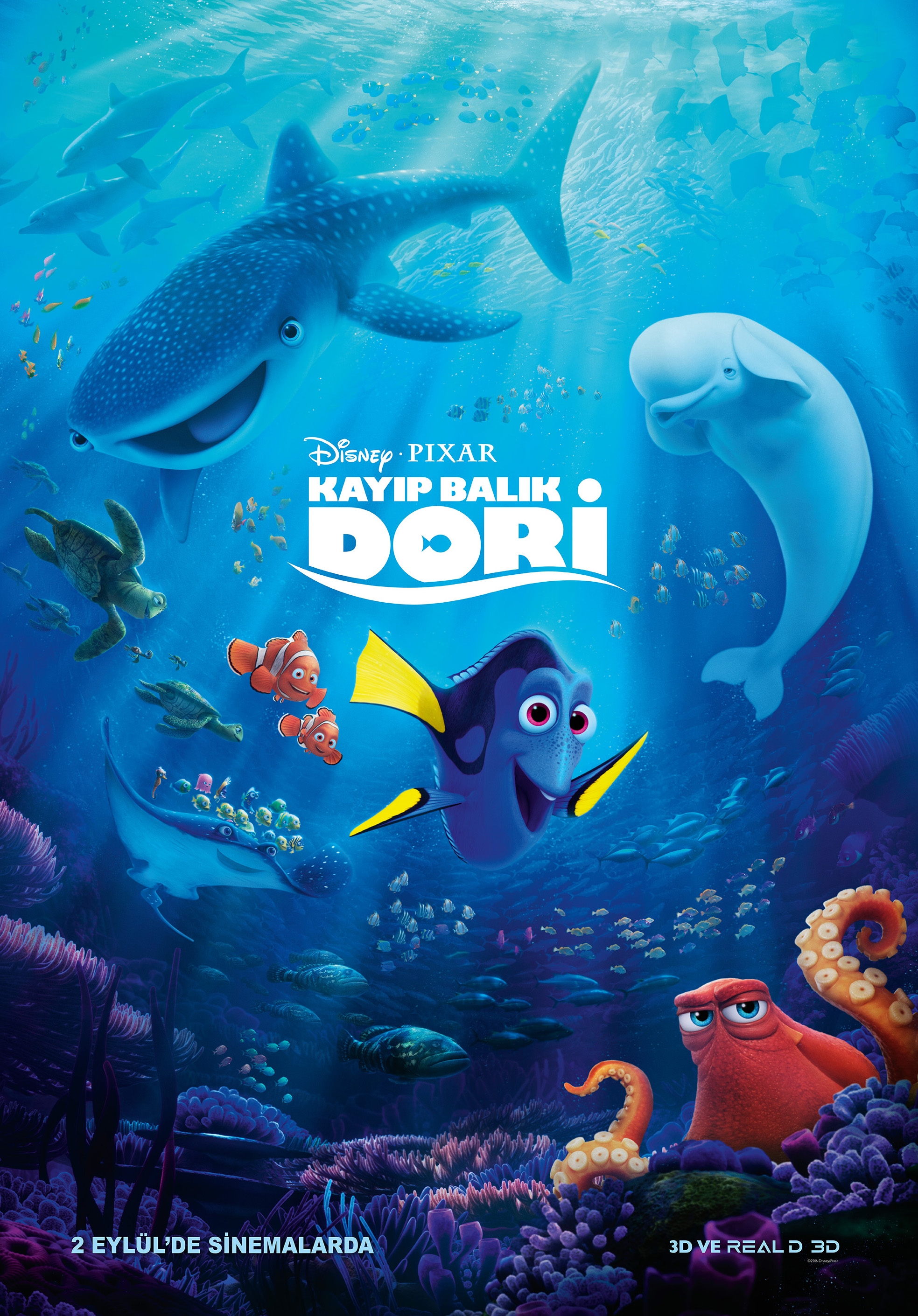 Finding Dory (2016) 384Kbps 23.976Fps 48Khz 5.1Ch iTunes Turkish Audio TAC