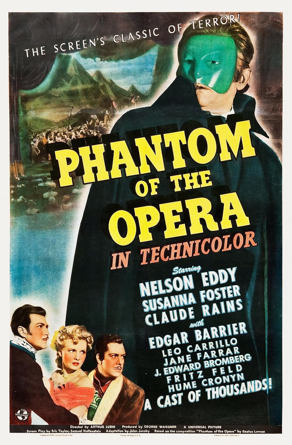 Phantom of the Opera (1943) 192Kbps 23.976Fps 48Khz 2.0Ch DigitalTV Turkish Audio TAC