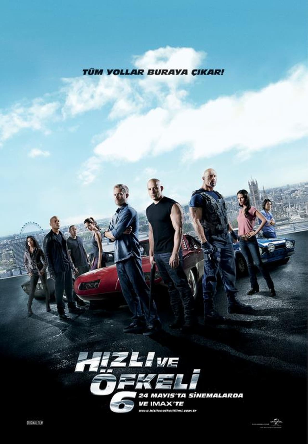 Fast & Furious 6 (2013) Theatrical Cut 192Kbps 23.976Fps 48Khz 2.0Ch DigitalTV Turkish Audio TAC