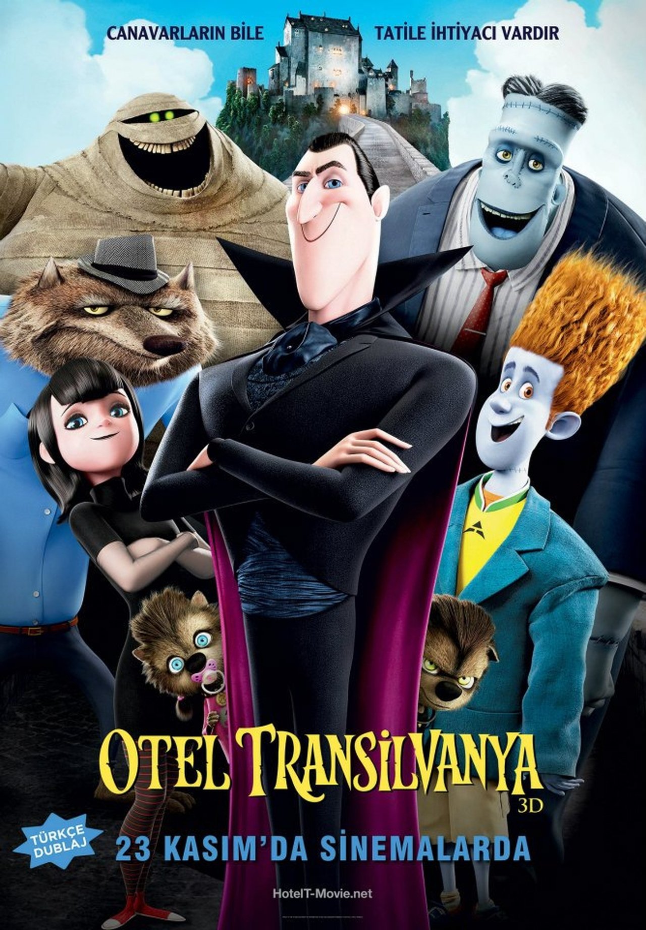 Hotel Transylvania (2012) 640Kbps 23.976Fps 48Khz 5.1Ch DD+ AMZN E-AC3 Turkish Audio TAC