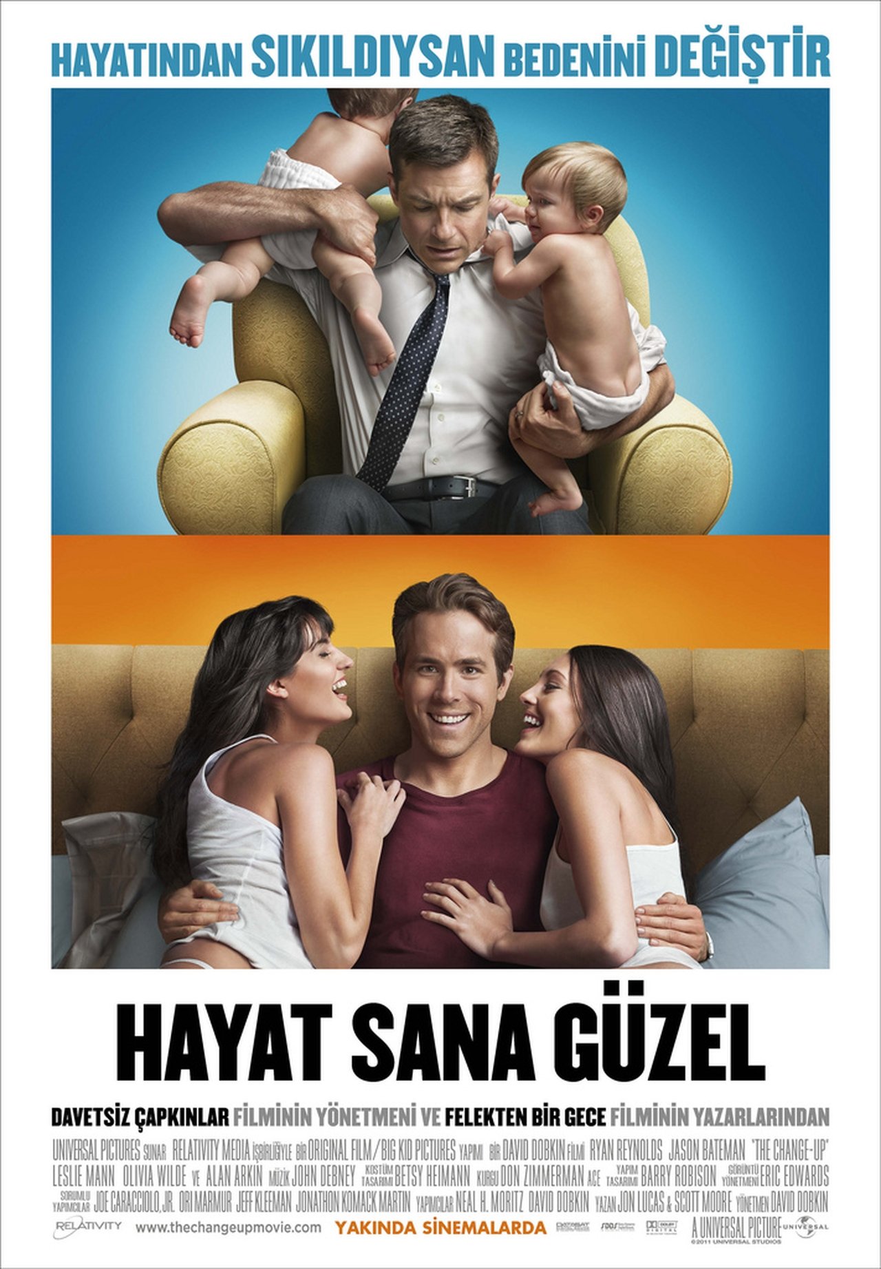 The Change-Up (2011) Theatrical Cut 640Kbps 23.976Fps 48Khz 5.1Ch DD+ AMZN E-AC3 Turkish Audio TAC