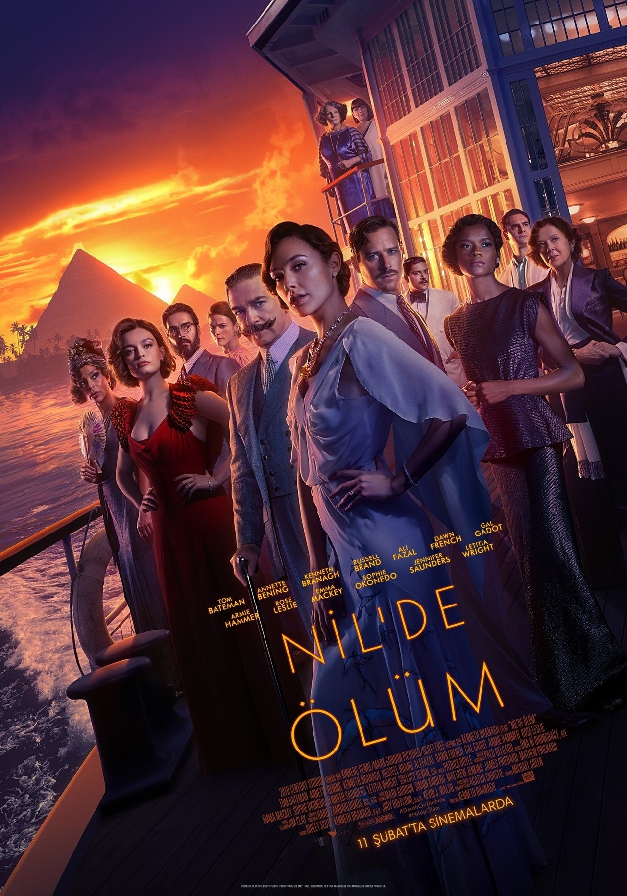 Death on the Nile (2022) 256Kbps 23.976Fps 48Khz 5.1Ch Disney+ DD+ E-AC3 Turkish Audio TAC